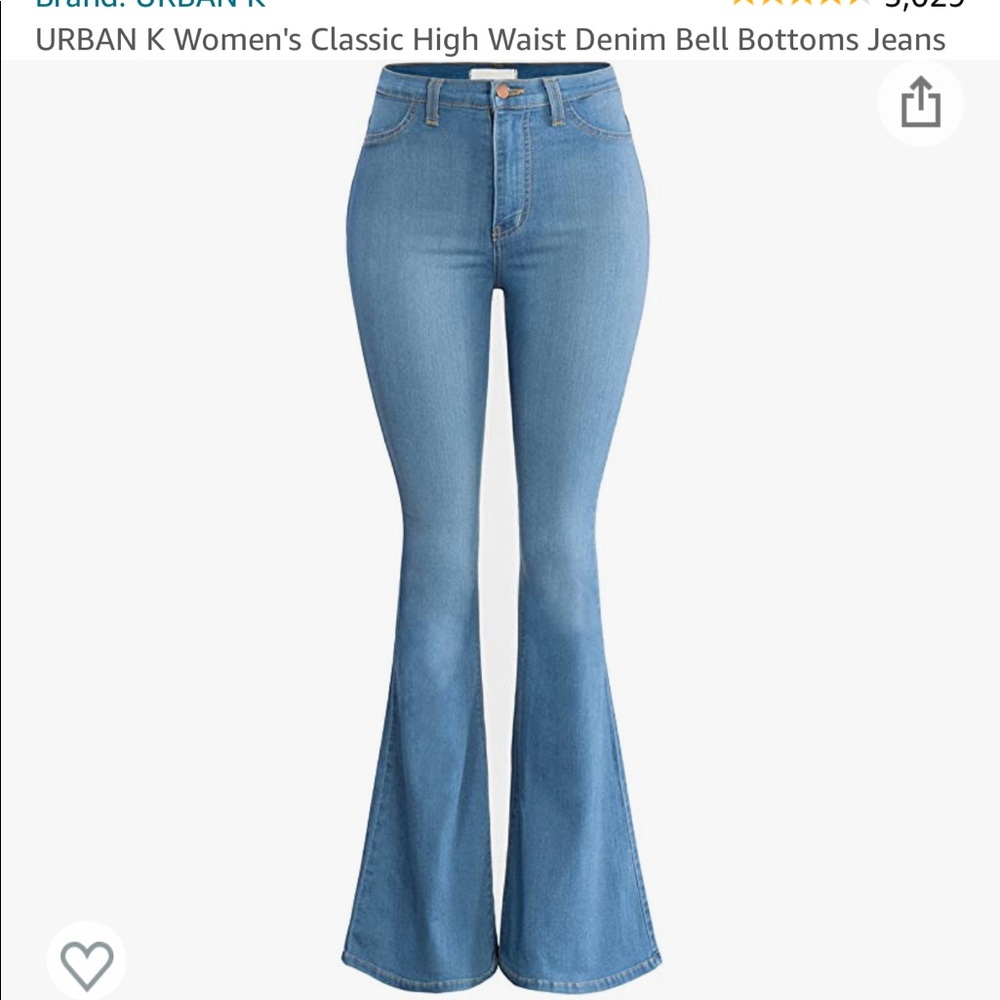 Vibrant - Urban K - viral Tik Tok Jeans - Flare- super stretchy - NWT